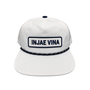 OEM Custom Flat Brim Rope Cap with 3D Embroidery Patch Design - Product Image 1