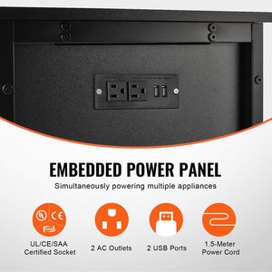 Soporte para Pecera de 40 Galones, 36.6 x 18.9 x 31.5 Pulgadas, Acero y MDF, para Reptiles y Tortugas, Capacidad de Carga de 335 Libras, Tanque para Tortugas - Product Image 5