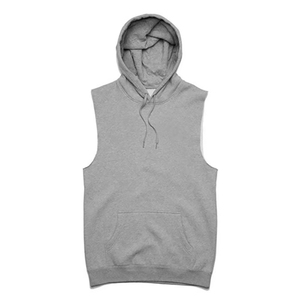 Fabricant de t-shirts personnalisés sérigraphiés, streetwear vintage, débardeurs à capuche en coton pour hommes, coupe ample, sans manches - Product Image 4