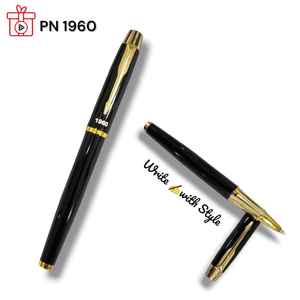 Stylo Gel Professionnel Personnalisé avec Logo Gravé au Laser, Métal de Haute Qualité avec Encre Or, Noire, Rouge, Orange pour Promotions - Product Image 1