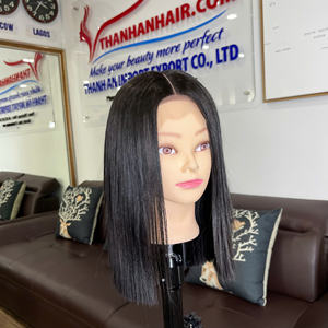 Meilleur produit : Perruque vietnamienne en cheveux humains bruts, super double drawn, toutes couleurs, texture lisse et luxueuse - Product Image 5