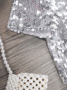 6-14 niños niñas Bolero manga corta cárdigan Crop prendas de vestir exteriores vestido de fiesta para fiesta Navidad boda cumpleaños actuación <span class=keywords><strong>baile</strong></span> - Product Image 4