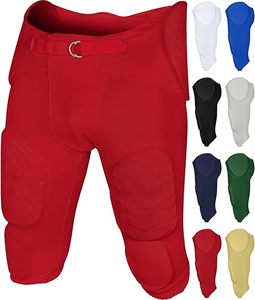 Pantalones de Fútbol Transpirables Verdes con Protección Acolchada Proline Juveniles, 7 Almohadillas Flexibles Integradas, 80% Poliéster, Ropa Casual - Product Image 3