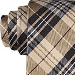 Corbata Clásica a Cuadros para Hombre, 100% Poliéster, Uso Diario, Accesorio Formal - Product Image 2