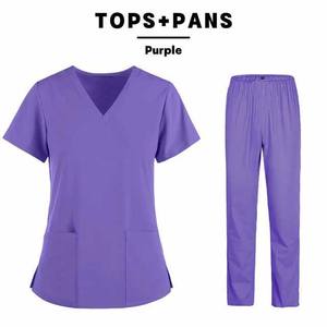 Uniformes Médicos para Doctores y Enfermeras, Conjuntos de Pantalones de Uniforme, Uniformes de Hospital Tipo Jogger, Traje de Enfermería - Product Image 5