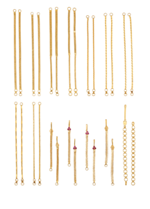 LISA JEWELLERS Tobillera Payel de oro macizo de 22 quilates para mujer |   Diseño Tradicional Indio |   Hecho a Mano |   Ropa de Uso Diario |   916 HALLMARK - Product Image 3