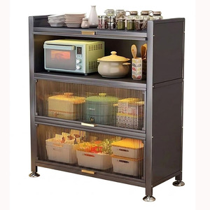 Gabinete de almacenamiento de cocina de acero - Product Image 1