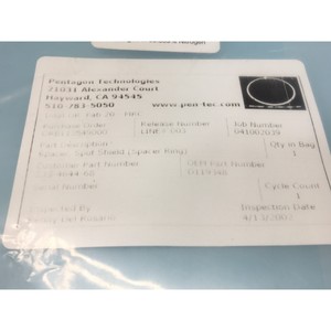 MRC D119348 <b>Spacer</b>, Sput Shield (<b>Spacer</b> Ring) - Trusted Global Legacy Semiconductor Equipment and Parts at - Product Image 1
