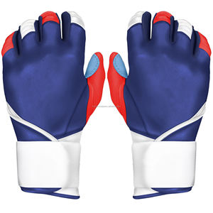 Guantes de bateo de béisbol personalizados OEM, transpirables, de cuero, con agarre fuerte, para uso en juegos de jóvenes y adultos, LBBG-0023 - Product Image 6