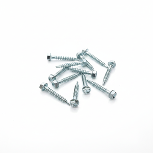 Tornillos de Acero al Carbono Clase 4.8 6.8 con Recubrimiento de Zinc, Rosca Gruesa, Cabeza Hexagonal, Autoperforantes, DIN/ANSI/ISO Modelo 16, Disponibles para OEM PDC - Product Image 3