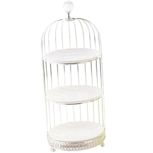 <b>Birdcage</b> Rack Cake Stand Cupcake Stand for Table Centerpiece Birthday <b>Decor</b> 3 layer Kitchen Dining & Bar Cake Stand - Product Image 2