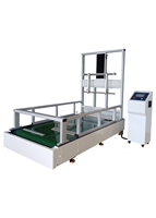 Machine d'essai de fatigue à double station pour poussettes, équipement de test de durée de vie par chocs et marche pour poussettes