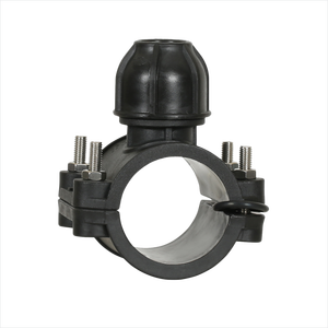 Collier de serrage en plastique TienPhong NTP HDPE (type 2) DN63-25 PN16 résistant à la corrosion, filetage standard britannique pour raccords de tuyauterie - Product Image 1