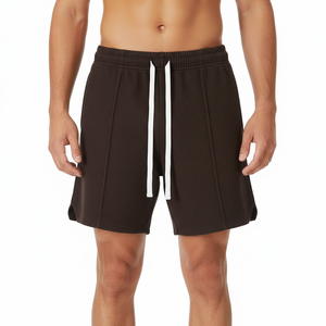 Streetwear Sports Shorts Cotton Polyester <b>Blend</b> 220 GSM Lightweight Stretchable Breathable Daily Wear Shorts OEM Custom - Product Image 2