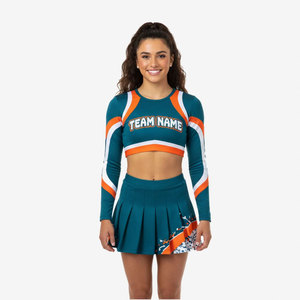 Nouvelle Collection : Haut court de cheerleading pour filles, uniforme d'entraînement, jupes personnalisées pour compétitions, uniforme de cheerleading haut de gamme - Product Image 2