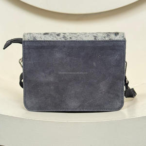 Fashionable Suede Leather Shoulder Bag Real Cowhide Crossbody Bag for Women's Portable Flap Handbag Custom Casual Shoulder Purse - Product Image 6