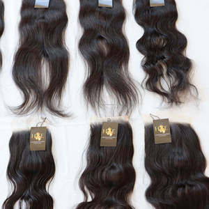 Indian Temple – perruque Lace Closure wig naturelle 4x4 5x5 6x6, cheveux humains bruts, tissage Frontal, toutes tailles - Product Image 4