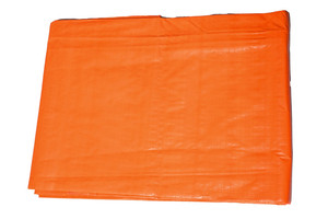Orange HDPE <b>Sheets</b> Multi-Purpose Heavy Duty Woven Durable Customised Sizes Agricultural Crops Protection Tarpaulin - Product Image 2