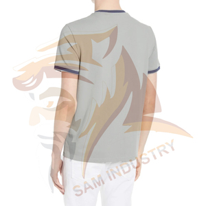 Camiseta transpirable, duradera, cómoda y de talla personalizada para hombre, camiseta informal para hombre, muy vendida. - Product Image 2