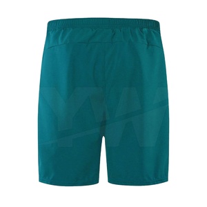 Lightweight Men's Running Gym <b>Shorts</b> Quick Dry & Breathable <b>with</b> <b>Zipper</b> <b>Pockets</b> Solid Pattern - Product Image 4