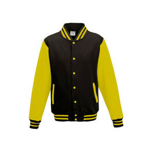 Chaqueta Urbana Estilo Universitario, Chaqueta Varsity con Bordado DTG, Cierre de Botones, Tallas Grandes, Chaquetas Lisas para Hombre al por Mayor - Product Image 5