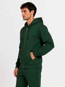 Veste à capuche zippée pour homme de qualité supérieure, conçue pour le confort, la mobilité et la chaleur, idéale pour les voyages, les entraînements et les tenues décontractées quotidiennes. - Product Image 4