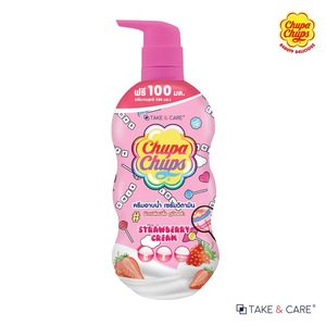 สบู่เหลวสตรอเบอร์รี่ครีม 550 มล. มอยส์เจอร์ไรซิ่ง บอดี้ วอช เทคแอนด์แคร์ - Product Image 1