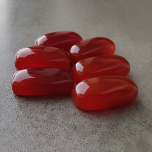 AAA Grade Natural Red Onyx Big <b>Cushion</b> Cut Gemstone Flat Back Calibrated Third Party Certified for Jewelry - Product Image 6