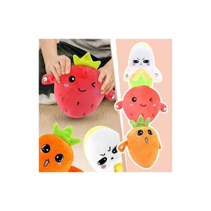Jouet en peluche banane, peluche fraise douce, jouet en peluche maïs, jouet unisexe pour enfants de 2 à 4 ans - Product Image 6