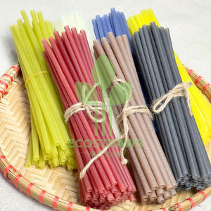 Pajitas de arroz de grano comestible para beber ecológicas desechables biodegradables de proveedor de Vietnam - Product Image 5