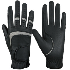 Gants d'équitation personnalisés pour hommes, gants en cuir synthétique anti-fissures pour l'équitation et la monte à cheval - Product Image 5