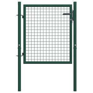 Barrière de clôture verte en acier de 39.4 po x 29.5 po pour clôtures, treillis et portails - Product Image 1