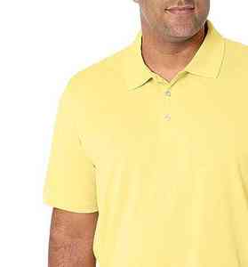 Polo de punto de algodón suave con cuello de botones y manga corta para hombre, ideal para el verano. - Product Image 4