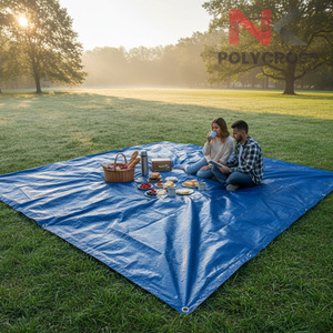 Grande tapis de pique-nique pliable et léger pour les voyages et la randonnée, idéal pour les rassemblements familiaux en plein air - Product Image 4