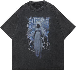 Camiseta de Alta Calidad con Logotipo Personalizado, 100% Algodón, para Hombre, 280 g/m², Gruesa, de Algodón Puro, Talla Grande - Product Image 3
