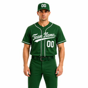 Maillot de baseball haut de gamme 100 % polyester à manches courtes, antibactérien et respirant, idéal pour l'entraînement et les matchs d'équipe - Product Image 6
