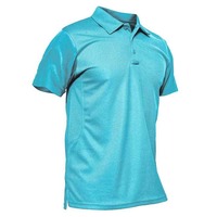 Camisetas de Punto Sólidas para Hombre, Transpirables, Cómodas, Personalizadas, de Alta Calidad, de Secado Rápido, de Manga Corta para Golf