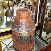 Boîtes de lait en métal antique personnalisées avec logo pyramidal d'amour Style gravé moderne fer aluminium laiton fonte modèle artisanat cadeau