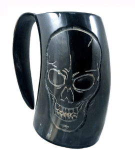 Best Quality Customizable Size Logo Viking <b>Beer</b> Horn Mug Natural Cow Horn Made Drinking Mug Quality Plastic Glasses - Product Image 4