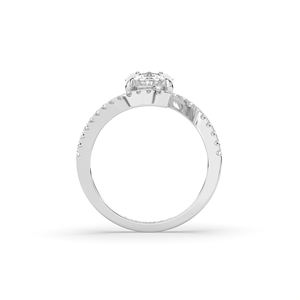 Elegante Anillo de Diamante Cultivado en Laboratorio con Corte Ovalado de 2.27 Quilates, Oro Sólido de 14 Quilates, Diseño Ligero Único, Anillo de Bodas de Oro de 10 Quilates - Product Image 3