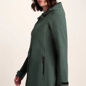 Chaqueta Softshell Impermeable para Mujer, Cortavientos, de Secado Rápido, con Capucha, Largo Regular, para Otoño e Invierno - Product Image 4
