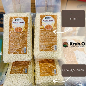 Perlas de Tapioca Redondas Doradas Mini Krub.O OEM, Toppings de Alta Calidad para Té de Burbujas, 1 kg/bolsa, Vietnam, 24 Meses, Venta al por Mayor - Product Image 2