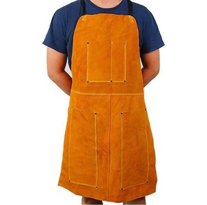 Tablier de soudage avec protection thermique pour fonderie et forge, conception longue pour une sécurité accrue lors du travail - Product Image 5
