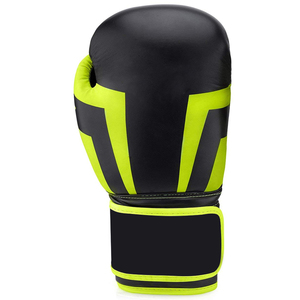Gants de boxe en cuir PU RC Fitness Wear avec paume antidérapante, fermeture auto-agrippante, ajustement confortable pour adultes, pour l'entraînement de boxe - Product Image 2