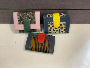 Cartera de cuero con estampado de animales pequeños Clutch de cuero Monedero de cuero para mujer - Product Image 2