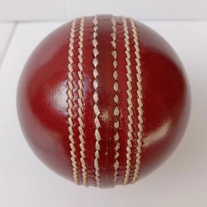 Balles de cricket Offre Spéciale en cuir de couleur blanche professionnelle de qualité supérieure Logo de couleur personnalisé nouveauté balles de cricket dures - Product Image 4