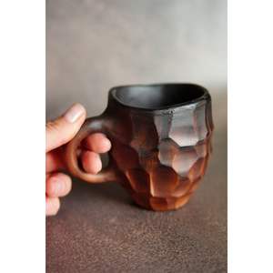 Mug en bois fait main pour le thé, le café et les boissons aux herbes, accessoires parfaits pour le café et le thé, Inde RR ENTERPRISES - Product Image 2