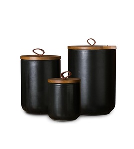 Pot de rangement en métal de qualité supérieure pour cuisine, fabriqué par un fabricant fiable, avec couvercle hermétique pour conserver les aliments secs de manière sûre et hygiénique - Product Image 5