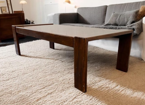 Mesa de Centro Moderna Personalizable, Mesa de Centro Industrial de Metal y Madera con Estante de Almacenamiento para Sala de Estar, Oficina, Dormitorio - Product Image 4