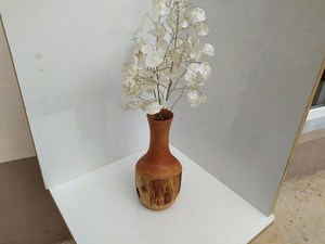 Maceta de Madera de Alta Calidad para Decoración de Escritorio de Oficina, Venta al por Mayor de Fábrica, Florero de Madera de Color Natural para Decoración del Hogar - Product Image 4